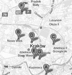 Mapa projektów